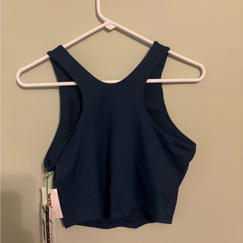 🌿10/$10🌿T.J.Maxx Deep Blue Women's Crop Top Size M - Picture 4 of 4